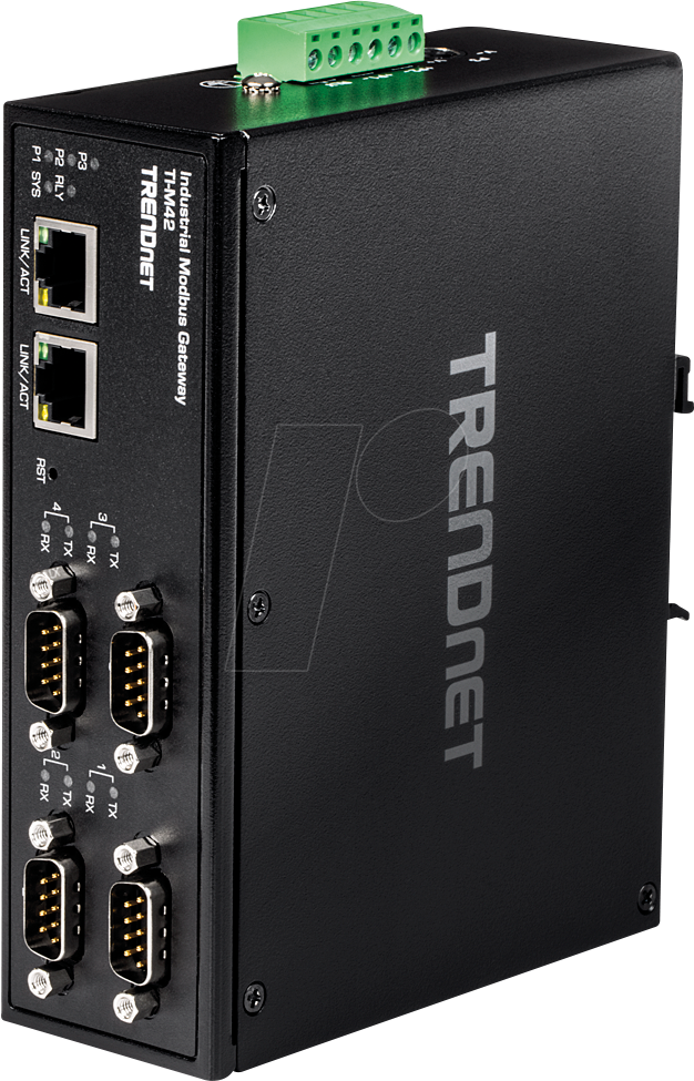 TRN TI-M42 - Modbus-Gateway, 4-Port, RS-232 / RS-422 / RS-485 von Trendnet