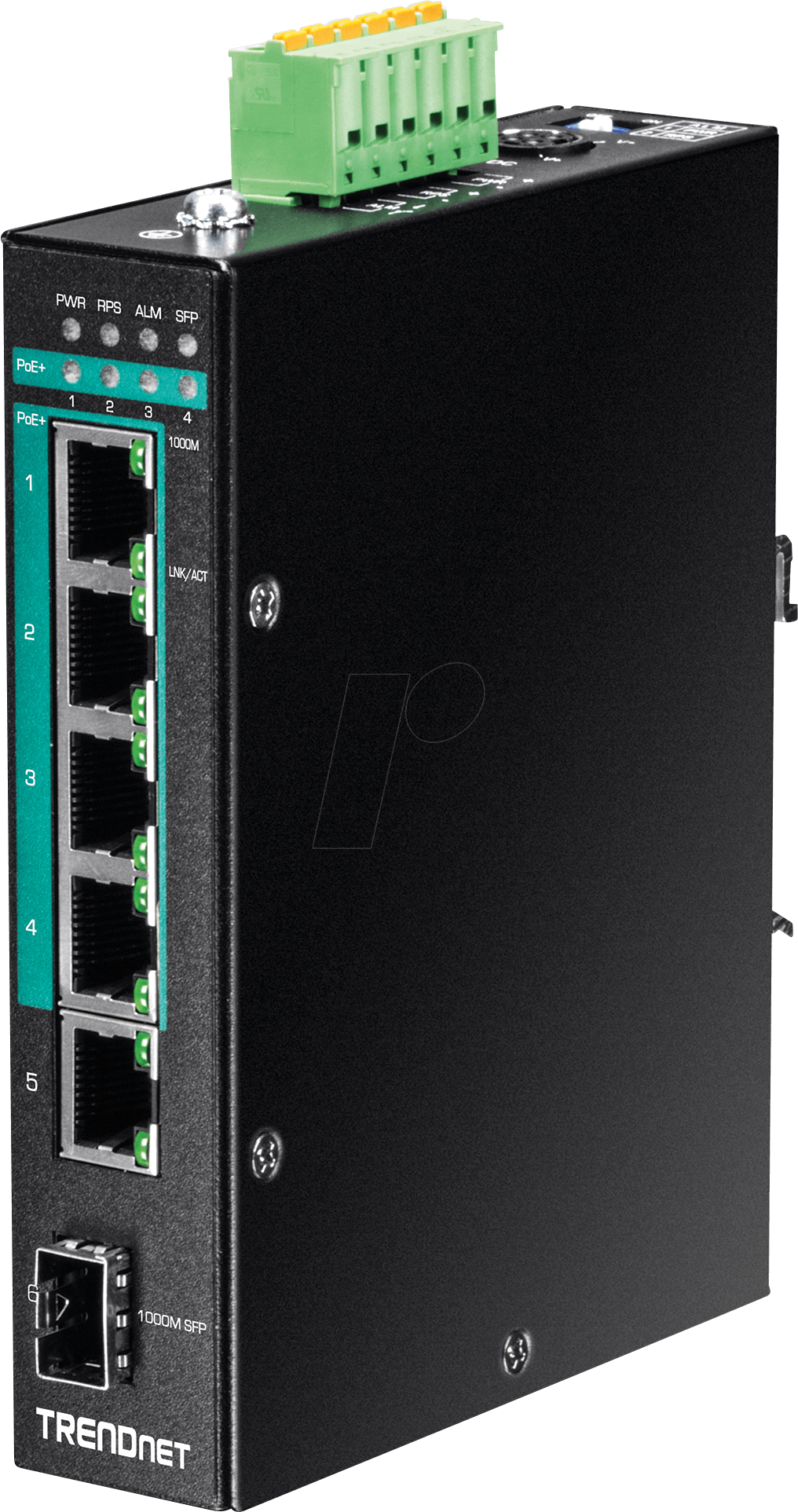 TRN TI-PG541I - Switch, 6-Port, Gigabit Ethernet, PoE von Trendnet