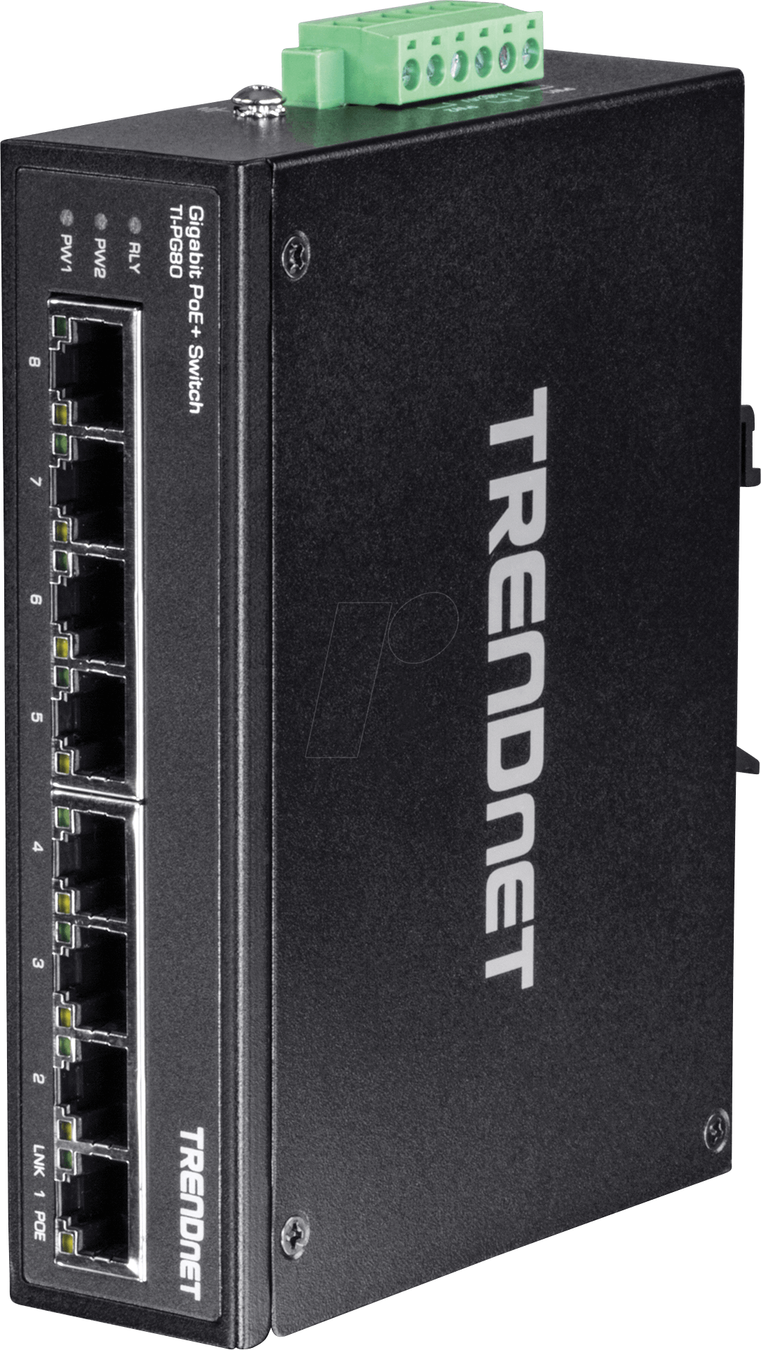 TRN TI-PG80 - Switch, 8-Port, Gigabit Ethernet, PoE von Trendnet