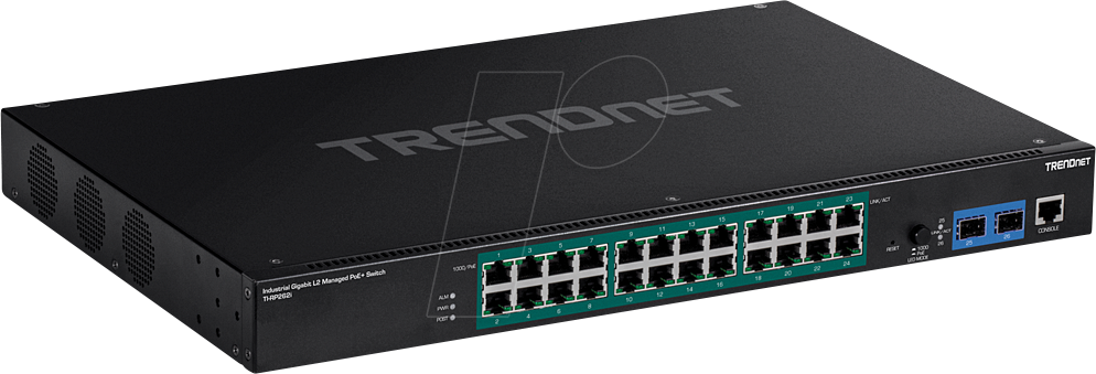 TRN TI-RP262I - Switch, 26-Port, Gigabit Ethernet, SFP, PoE+ von Trendnet