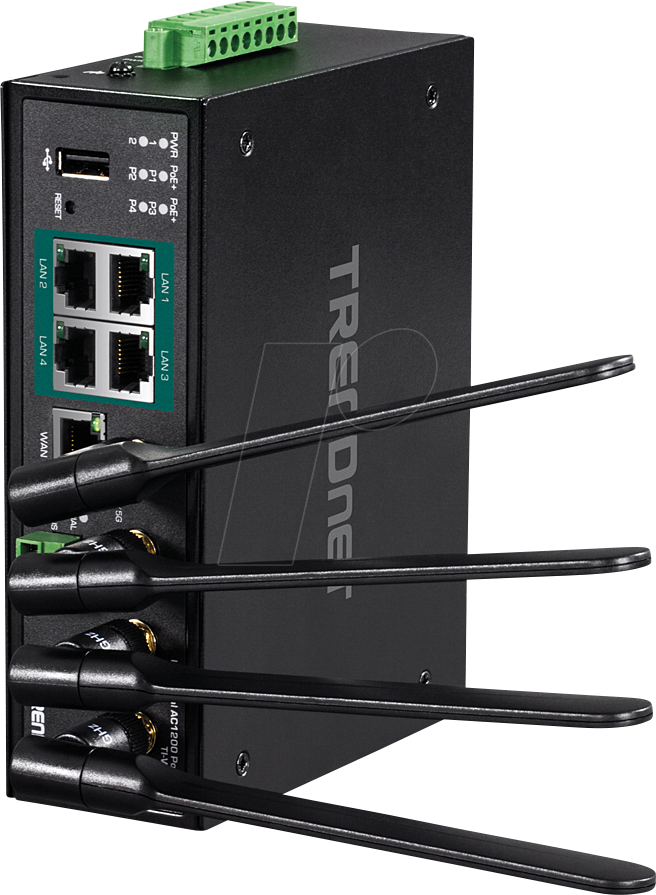 TRN TI-WP100 - WLAN Router 2.4/5 GHz 1167 MBit/s, PoE+ von Trendnet