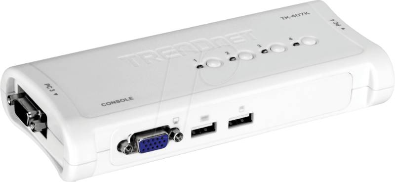 TRN TK-407K - 4-Port KVM Switch, VGA von Trendnet