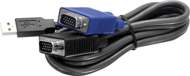 TRN TK-CU06 - KVM-Kabel, VGA, USB, 1,8 m von Trendnet