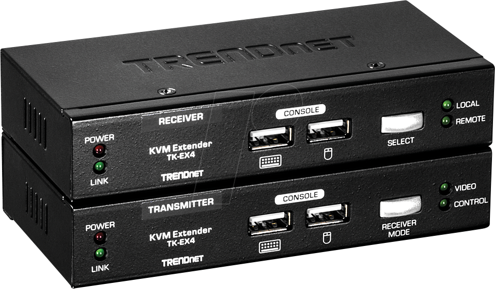 TRN TK-EX4 - KVM Verlängerung VGA, USB von Trendnet