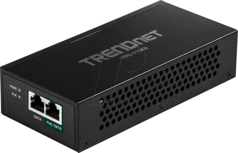 TRN TPE-119GI - Power over Ethernet (4PPoE) Gigabit Injektor von Trendnet