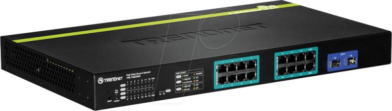 TRN TPE-1620WS - Switch, 16-Port, Gigabit Ethernet, PoE+ von Trendnet