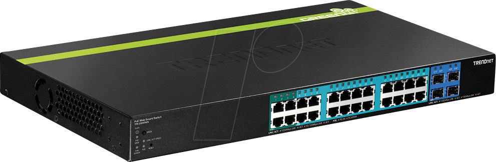 TRN TPE-2840WS - Switch, 28-Port, Gigabit Ethernet, PoE+ von Trendnet