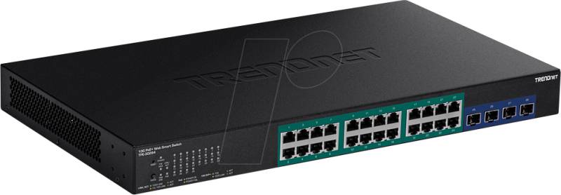 TRN TPE-30284 - Switch, 28-Port, Gigabit Ethernet, SFP+, PoE+ von Trendnet