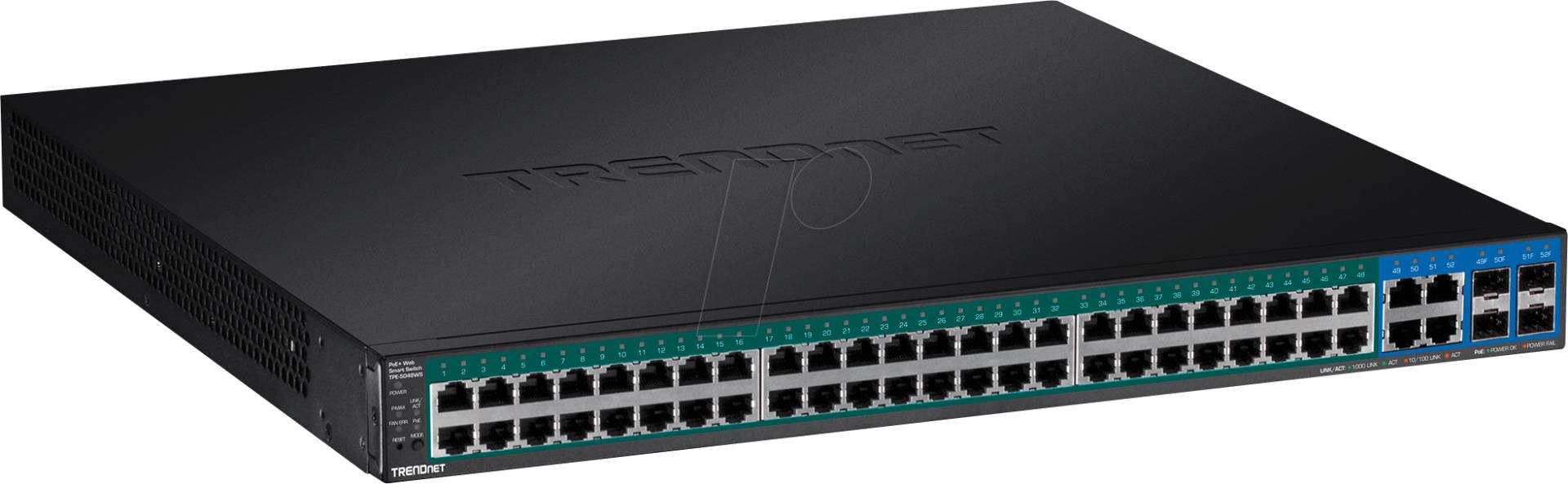 TRN TPE-5048WS - Switch, 52-Port, Gigabit Ethernet, PoE+ TRN TPE-5048WS - Switch, 52-Port, Gigabit Ethernet, PoE+ von Trendnet