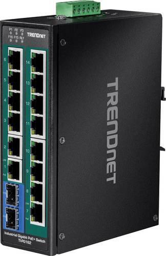 TrendNet TI-PG162 Industrial Ethernet Switch 10 / 100 / 1000MBit/s von Trendnet