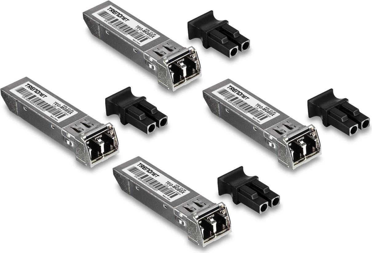 Trendnet . IN Netzwerk-Transceiver-Modul Faseroptik 1250 Mbit/s SFP 850 nm (TEG-MGBSX/4) von Trendnet