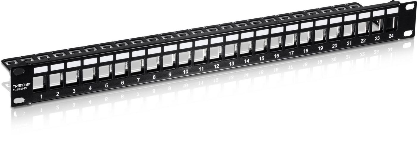Trendnet Kabelkanal TRENDNET Patchpanel 24 port Cat6 geschirmt 1U 19" rackmount Trendnet Kabelkanal TRENDNET Patchpanel 24 port Cat6 geschirmt 1U 19" rackmount von Trendnet