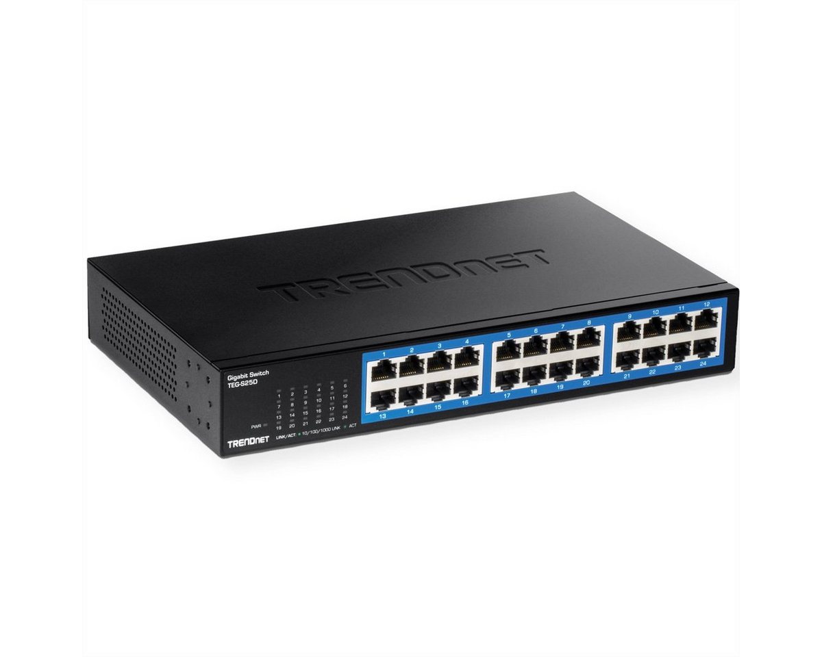 Trendnet TEG-S25D 24 Port Desktop Gigabit Switch Netzwerk-Switch von Trendnet