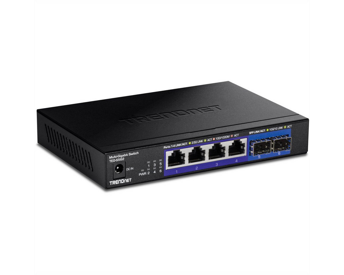 Trendnet TEG-S562 6-Port Switch Netzwerk-Switch (Multi-Gigabit) von Trendnet