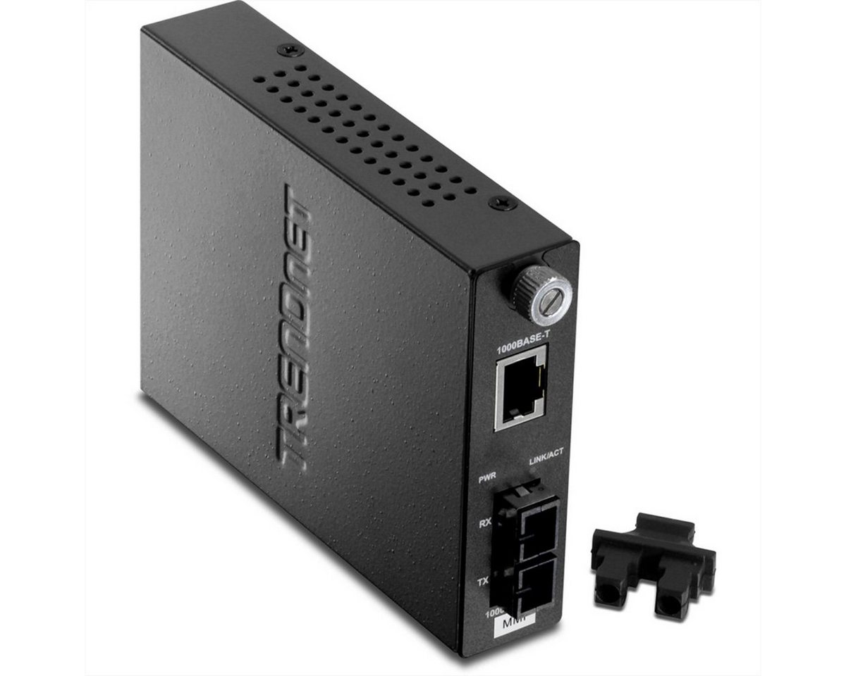 Trendnet TFC-1000MSC Fiber Converter 1000Base-T to 1000Base-FX Multi-Mode SC Netzwerk-Adapter von Trendnet