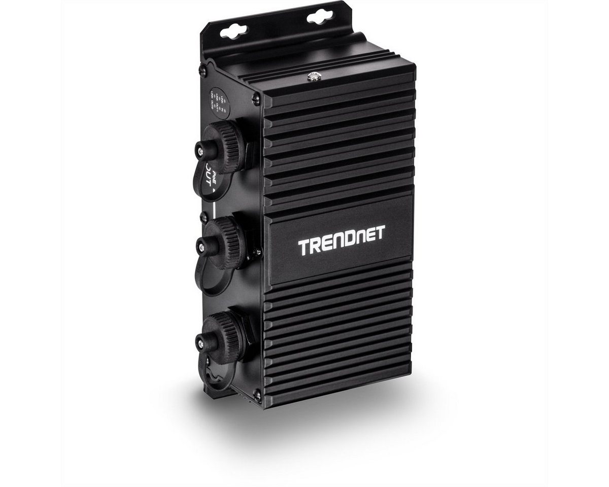 Trendnet TI-EU120 2-Port UPoE Extender Industrial Outdoor Gigabit Netzwerk-Switch von Trendnet