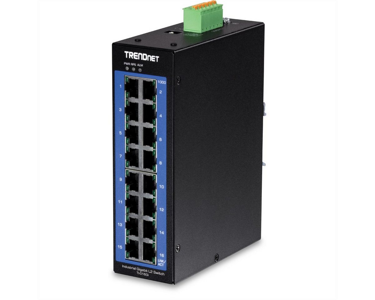 Trendnet TI-G160i 16Port DIN-Rail Switch Industrial Gigabit L2 Managed Netzwerk-Switch Trendnet TI-G160i 16Port DIN-Rail Switch Industrial Gigabit L2 Managed Netzwerk-Switch von Trendnet