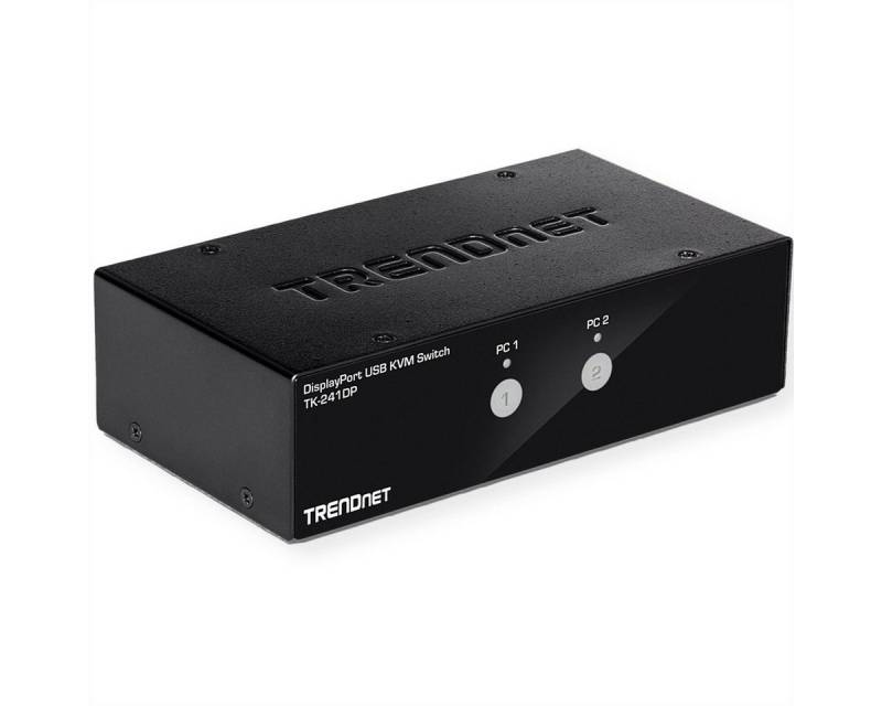 Trendnet TK-241DP KVM Switch 2-Port DisplayPort Computer-Adapter von Trendnet