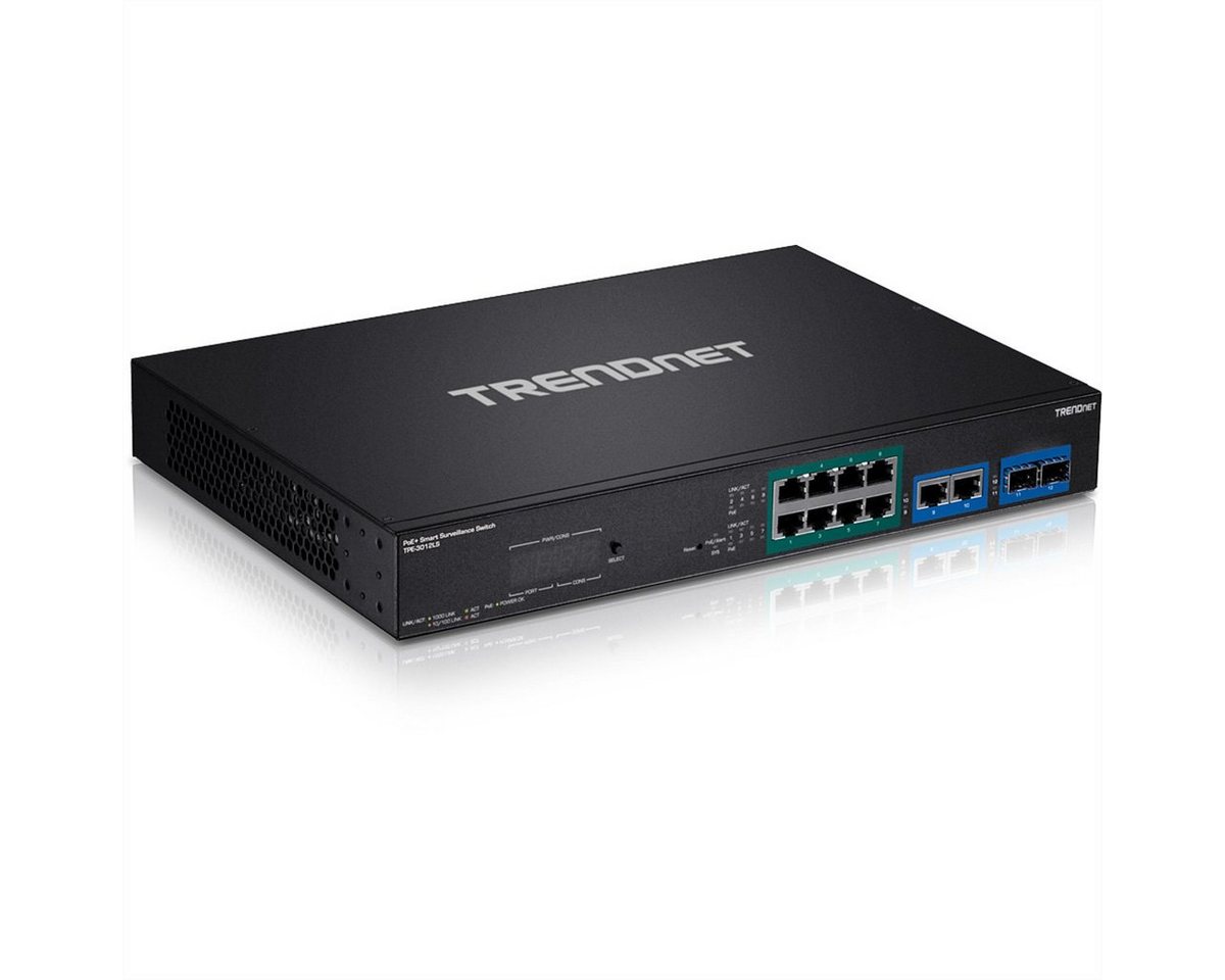 Trendnet TPE-3012LS 12-Port Gigabit PoE+ Smart Surveillance Switch Netzwerk-Switch Trendnet TPE-3012LS 12-Port Gigabit PoE+ Smart Surveillance Switch Netzwerk-Switch von Trendnet