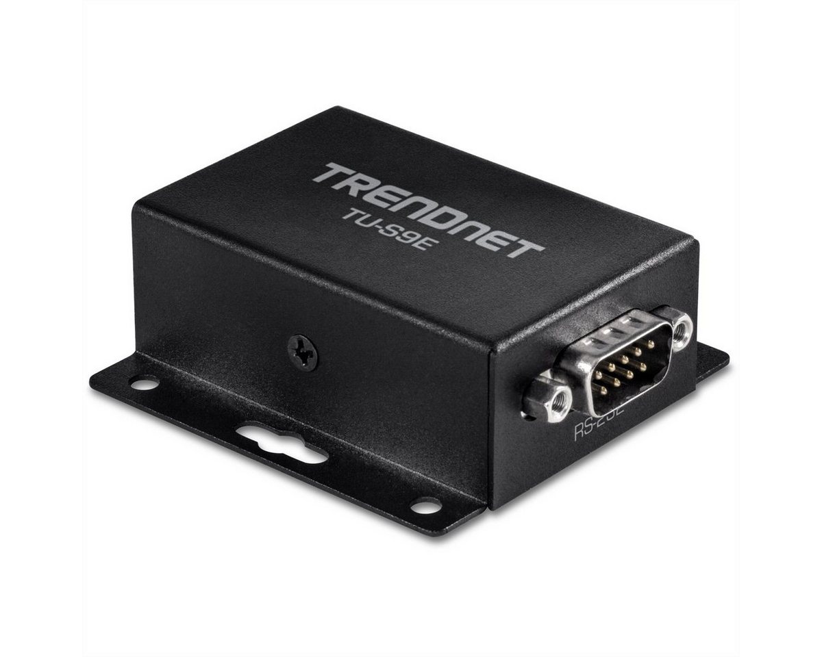 Trendnet TU-S9E Konverter Computer-Adapter D-Sub 9-polig (DE-9) Männlich (Stecker) zu RJ-45 Weiblich (Buchse), 1-Port Seriell zu IP Ethernet von Trendnet