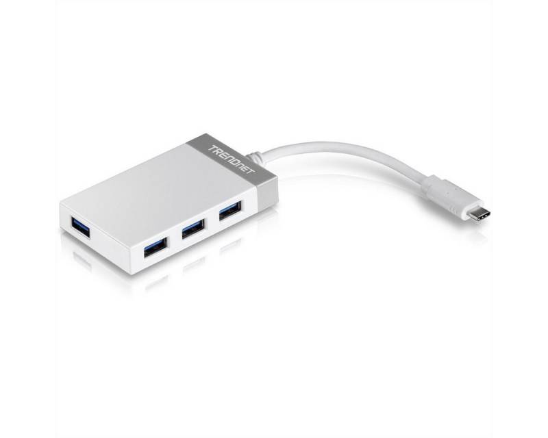 Trendnet TUC-H4E 4-Port USB-C Mini Hub Version v2.0R Computer-Adapter, 12.5 cm von Trendnet