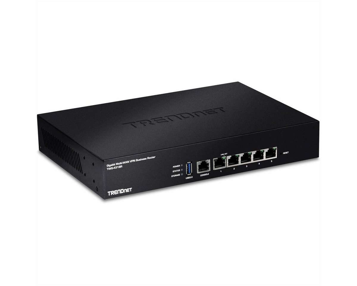 Trendnet TWG-431BR Gigabit Multi-WAN VPN Business Router WLAN-Router von Trendnet