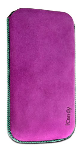 Trendwerk77 SPL2582 Splash Sleeve für Samung Galaxy S3 nubuck purple-grün von Trendwerk77