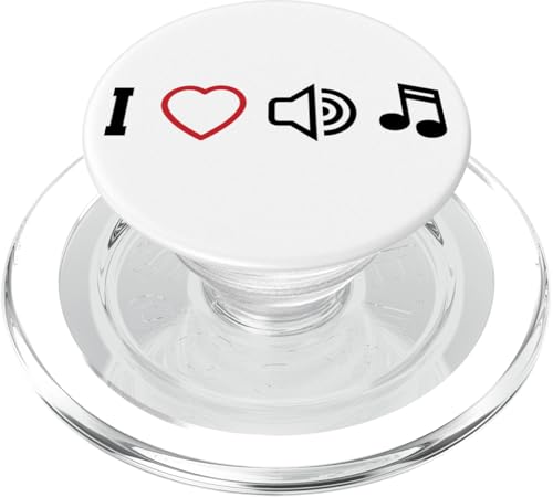 I Heart Loud Music Note Icon PopSockets PopGrip für MagSafe I Heart Loud Music Note Icon PopSockets PopGrip für MagSafe von Trendy Apparel
