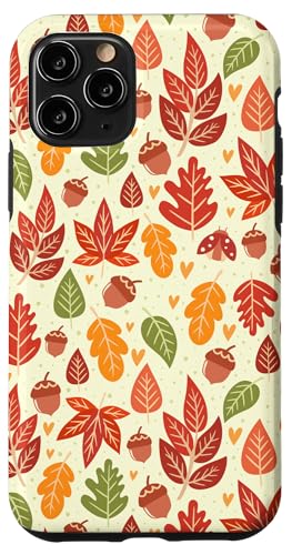 Trendy Apparel Autumn Leaves Falling Pattern Hülle für iPhone 11 Pro von Trendy Apparel