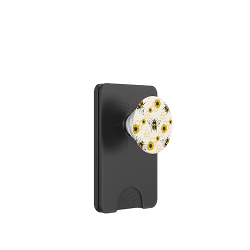 Trendy Apparel Bees & Sunflowers Pattern PopSockets PopWallet für MagSafe Trendy Apparel Bees & Sunflowers Pattern PopSockets PopWallet für MagSafe von Trendy Apparel