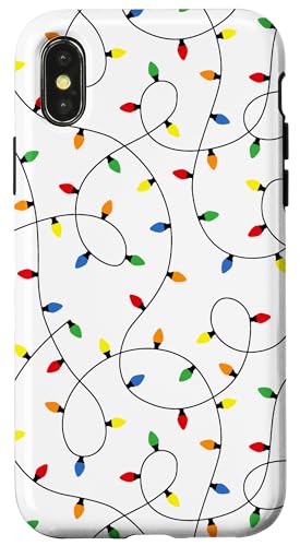Trendy Apparel Christmas Lights Tangle Pattern Hülle für iPhone X/XS Trendy Apparel Christmas Lights Tangle Pattern Hülle für iPhone X/XS von Trendy Apparel