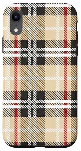 Trendy Apparel Cream Plaid Pattern Hülle für iPhone XR Trendy Apparel Cream Plaid Pattern Hülle für iPhone XR von Trendy Apparel