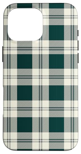 Trendy Apparel Green Ivory Plaid Pattern Hülle für iPhone 16 Pro Max Trendy Apparel Green Ivory Plaid Pattern Hülle für iPhone 16 Pro Max von Trendy Apparel