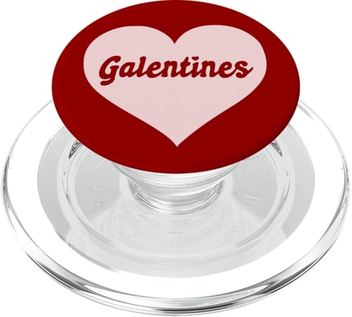 Valentine's Day Galentines Stylized Text Inside Heart PopSockets PopGrip für MagSafe Valentine's Day Galentines Stylized Text Inside Heart PopSockets PopGrip für MagSafe von Trendy Apparel
