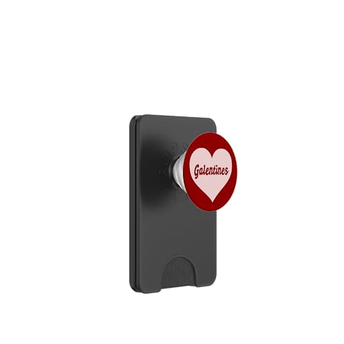 Valentine's Day Galentines Stylized Text Inside Heart PopSockets PopWallet für MagSafe Valentine's Day Galentines Stylized Text Inside Heart PopSockets PopWallet für MagSafe von Trendy Apparel
