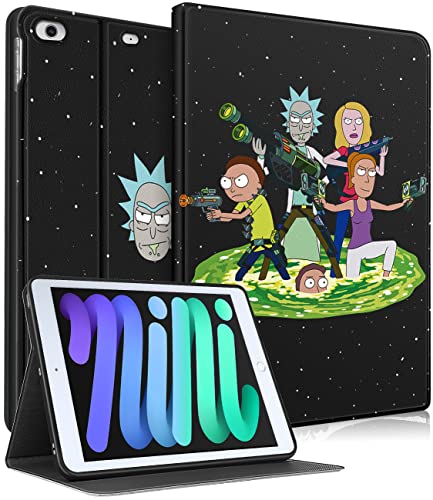 Trendy Fan Ruike Schutzhülle für iPad Mini 5/4/3/2/1 (7,9 Zoll), für Kinder, Mädchen, Teenager, Jungen, Frauen, niedliches Cartoon, Kawaii, Cooles Design, schlanker Ständer, Folio Smart Fashion für von Trendy Fan