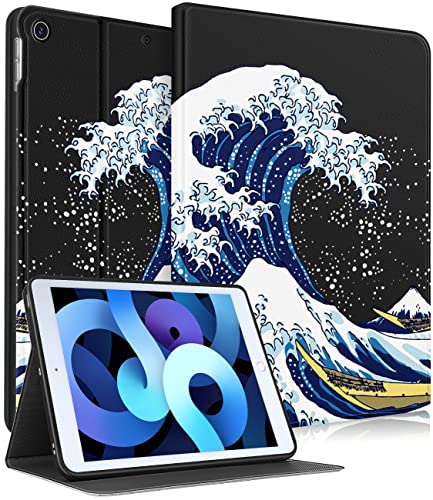 Trendy Fan Schutzhülle für iPad 9./8./7. 10.2 Zoll (25.9 cm), für Kinder, Mädchen, Teenager, Jungen, Frauen, intelligente Mode für Apple iPad 9/8/7 2019 2019 Gen, Meer von Trendy Fan