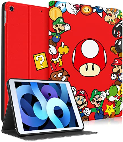 Trendy Fan Schutzhülle für iPad 9./8./7. 10.2 Zoll (25.9 cm), für Kinder, Mädchen, Teenager, Jungen, Frauen, niedliches Cartoon-Anime, intelligente Mode für Apple iPad 9/8/7 2019 Gen, Muszimmer von Trendy Fan