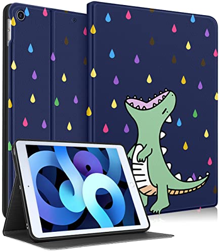 Trendy Fan Schutzhülle für iPad 9./8./7. 10.2 Zoll (25.9 cm), für Kinder, Mädchen, Teenager, Jungen, Frauen, niedliches Cartoon-Kawaii-Design, lustig für Apple iPad 9/8/7 2019 2019 Gen, Dinosar von Trendy Fan