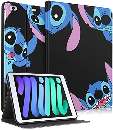 Trendy Fan Schutzhülle für iPad Mini 5/4/3/2/1 (7.9 Zoll) für Kinder, Mädchen, Teenager, Jungen, Frauen, niedliches Cartoon-Kawaii-Design, schlankes Design, Ständer, Folio, 4. Generation, 4. titc von Trendy Fan