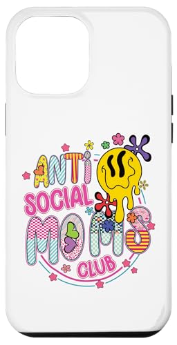 Anti-Social Moms Club Melting Happy Face Retro Groovy Mama Hülle für iPhone 12 Pro Max Anti-Social Moms Club Melting Happy Face Retro Groovy Mama Hülle für iPhone 12 Pro Max von Trendy Mom Life Funny Quote Stylish Apparel