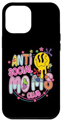 Anti-Social Moms Club Melting Happy Face Retro Groovy Mama Hülle für iPhone 12 Pro Max Anti-Social Moms Club Melting Happy Face Retro Groovy Mama Hülle für iPhone 12 Pro Max von Trendy Mom Life Funny Quote Stylish Apparel