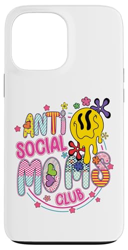 Anti-Social Moms Club Melting Happy Face Retro Groovy Mama Hülle für iPhone 13 Pro Max Anti-Social Moms Club Melting Happy Face Retro Groovy Mama Hülle für iPhone 13 Pro Max von Trendy Mom Life Funny Quote Stylish Apparel