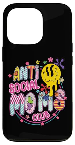 Anti-Social Moms Club Melting Happy Face Retro Groovy Mama Hülle für iPhone 13 Pro Anti-Social Moms Club Melting Happy Face Retro Groovy Mama Hülle für iPhone 13 Pro von Trendy Mom Life Funny Quote Stylish Apparel