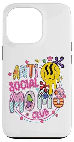 Anti-Social Moms Club Melting Happy Face Retro Groovy Mama Hülle für iPhone 13 Pro Anti-Social Moms Club Melting Happy Face Retro Groovy Mama Hülle für iPhone 13 Pro von Trendy Mom Life Funny Quote Stylish Apparel