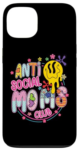 Anti-Social Moms Club Melting Happy Face Retro Groovy Mama Hülle für iPhone 13 Anti-Social Moms Club Melting Happy Face Retro Groovy Mama Hülle für iPhone 13 von Trendy Mom Life Funny Quote Stylish Apparel