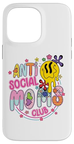 Anti-Social Moms Club Melting Happy Face Retro Groovy Mama Hülle für iPhone 14 Pro Max Anti-Social Moms Club Melting Happy Face Retro Groovy Mama Hülle für iPhone 14 Pro Max von Trendy Mom Life Funny Quote Stylish Apparel