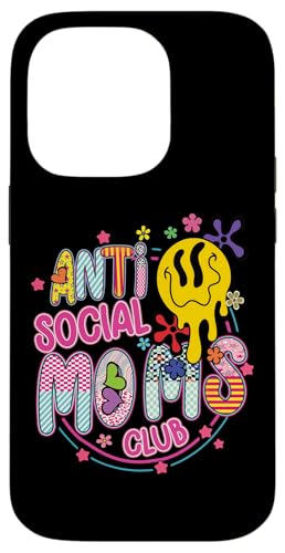 Anti-Social Moms Club Melting Happy Face Retro Groovy Mama Hülle für iPhone 14 Pro Anti-Social Moms Club Melting Happy Face Retro Groovy Mama Hülle für iPhone 14 Pro von Trendy Mom Life Funny Quote Stylish Apparel