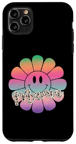 Buntes Happy Face Flower Tee Retro Leopard Mama Aesthetic Hülle für iPhone 11 Pro Max Buntes Happy Face Flower Tee Retro Leopard Mama Aesthetic Hülle für iPhone 11 Pro Max von Trendy Mom Life Funny Quote Stylish Apparel