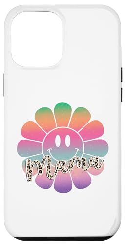 Buntes Happy Face Flower Tee Retro Leopard Mama Aesthetic Hülle für iPhone 12 Pro Max Buntes Happy Face Flower Tee Retro Leopard Mama Aesthetic Hülle für iPhone 12 Pro Max von Trendy Mom Life Funny Quote Stylish Apparel